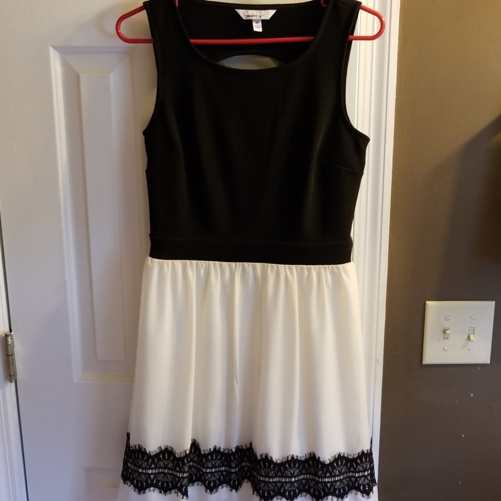 Black and White Dress